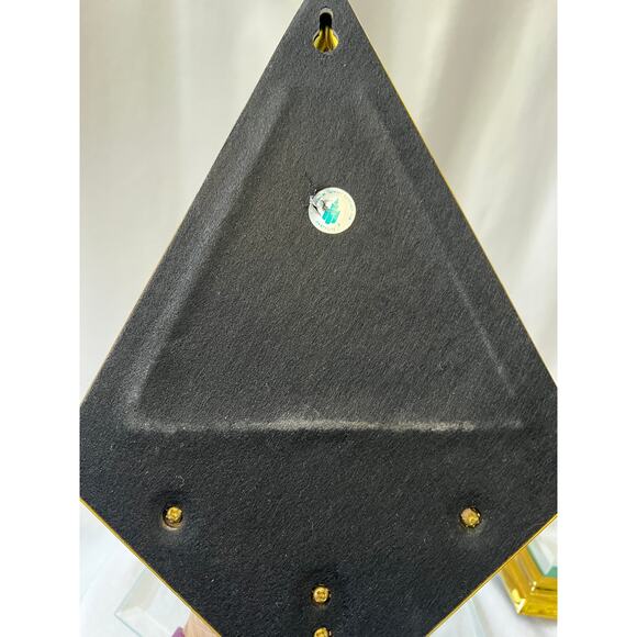 PartyLite brass mirrored beveled glass Infinity wall sconce candle holders set 2 - Picture 7 of 15